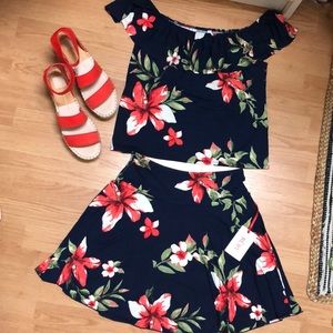 Two piece Floral Set